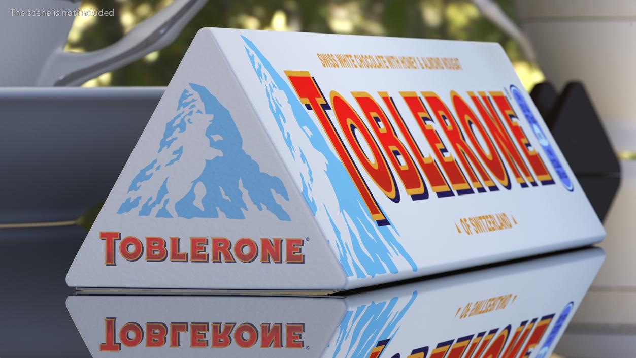 3D model Toblerone White Chocolates Box