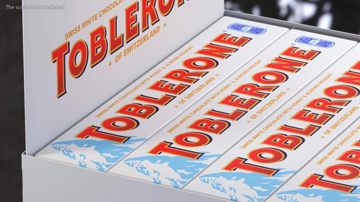 3D model Toblerone White Chocolates Box