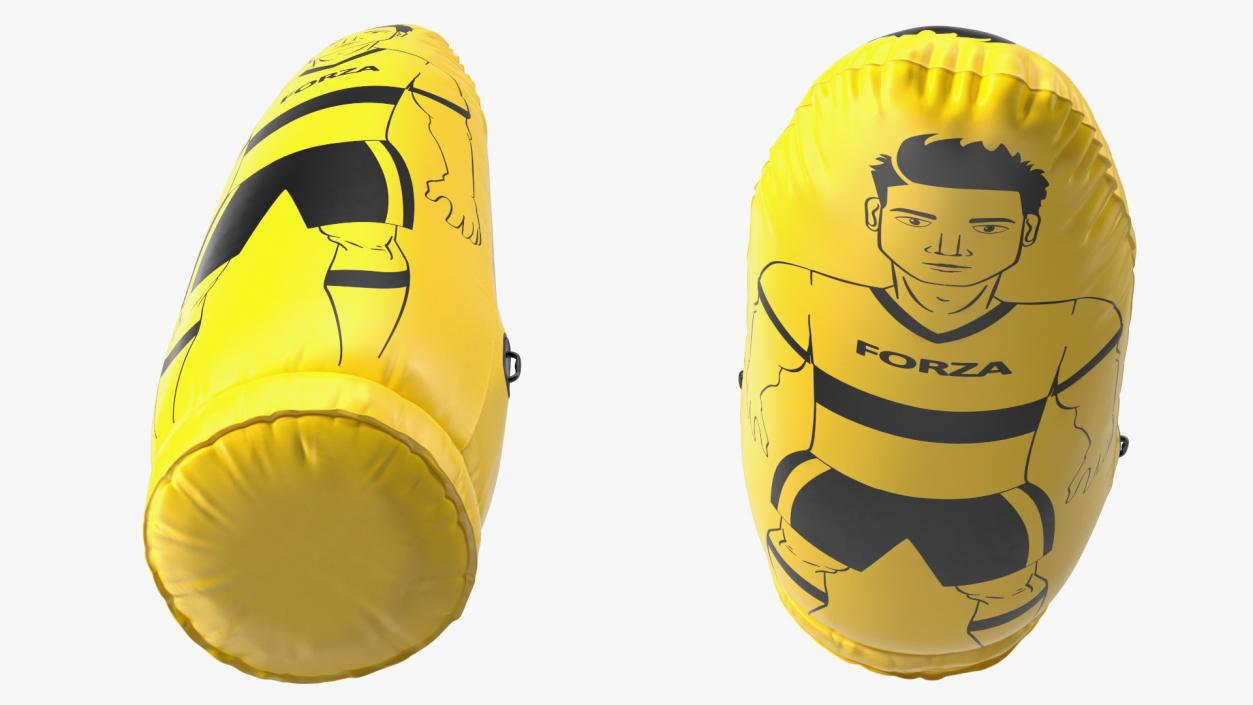 3D model Inflatable Soccer Kick Dummy Junior Yellow(1)