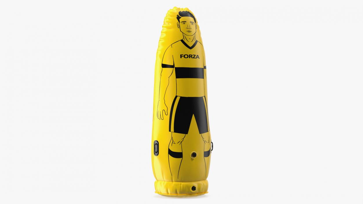 3D model Inflatable Soccer Kick Dummy Junior Yellow(1)