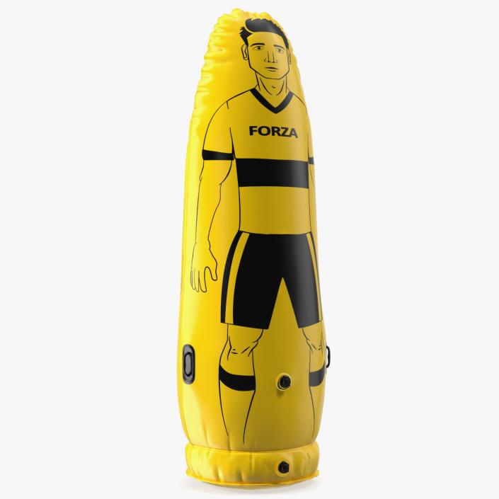 3D model Inflatable Soccer Kick Dummy Junior Yellow(1)