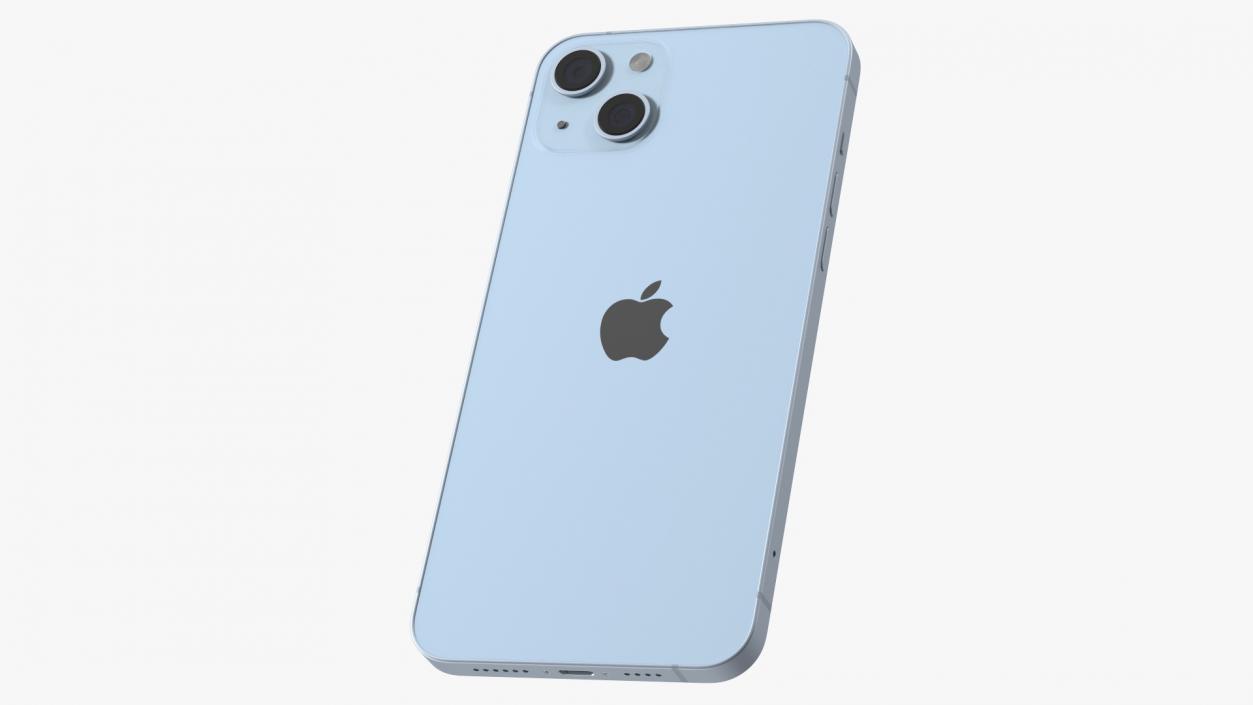 3D model Apple iPhone 14 Plus Blue