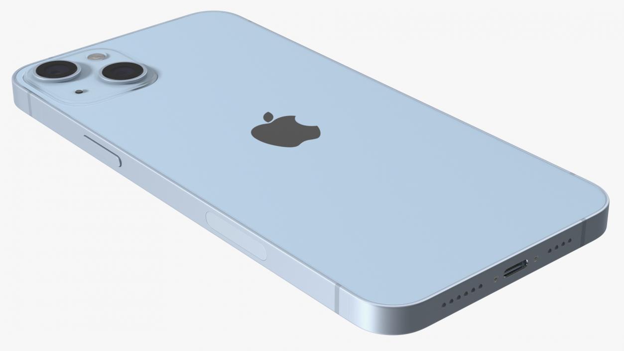 3D model Apple iPhone 14 Plus Blue