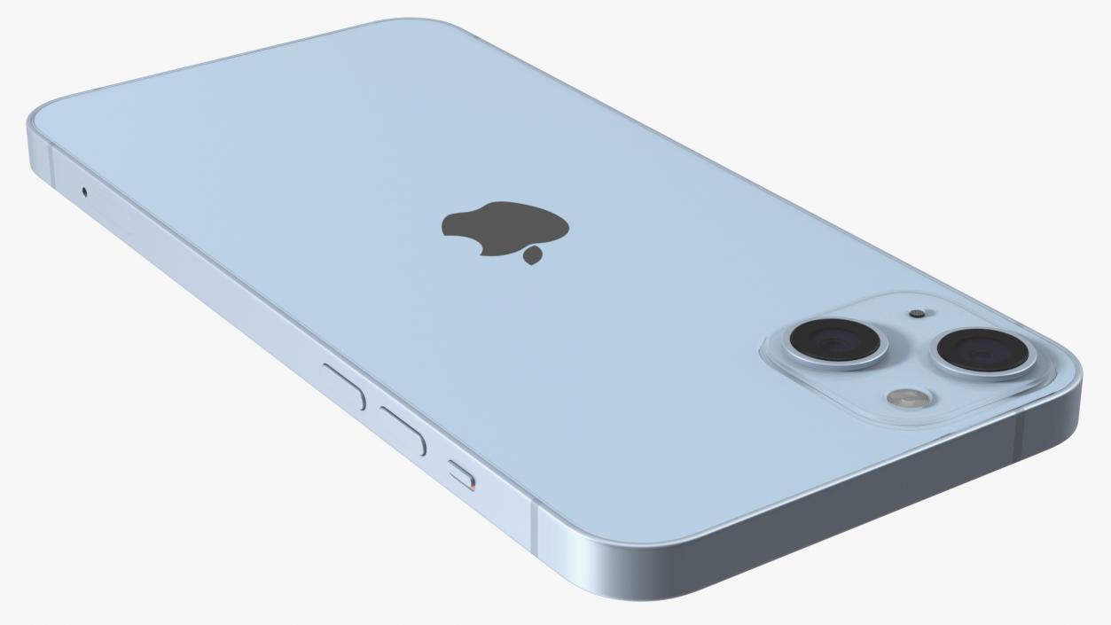 3D model Apple iPhone 14 Plus Blue