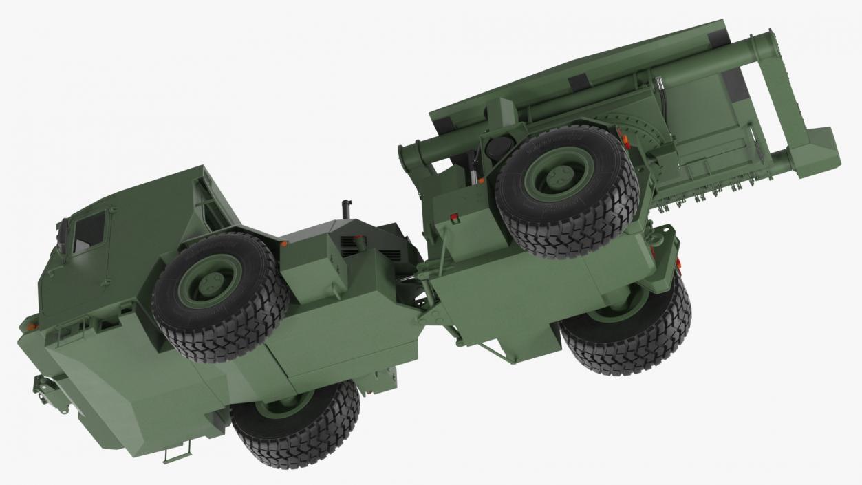 3D Mine Sweeper Vehicle Hydrema 910 Khaki model