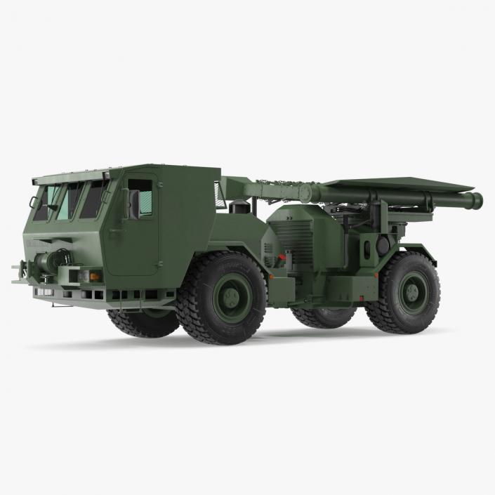 3D Mine Sweeper Vehicle Hydrema 910 Khaki model