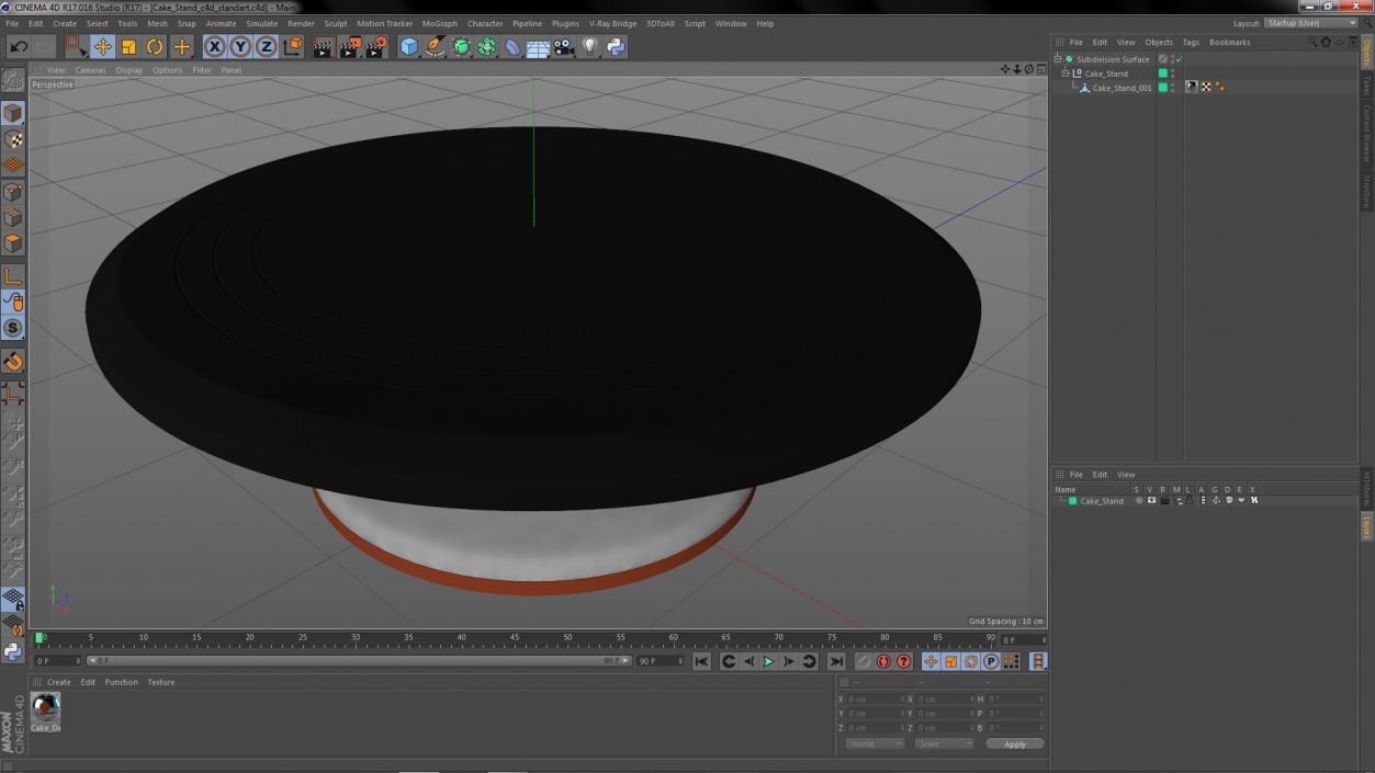 3D model Cake Stand