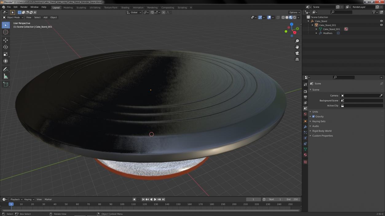 3D model Cake Stand