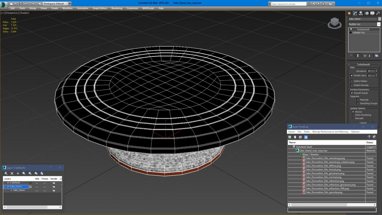 3D model Cake Stand