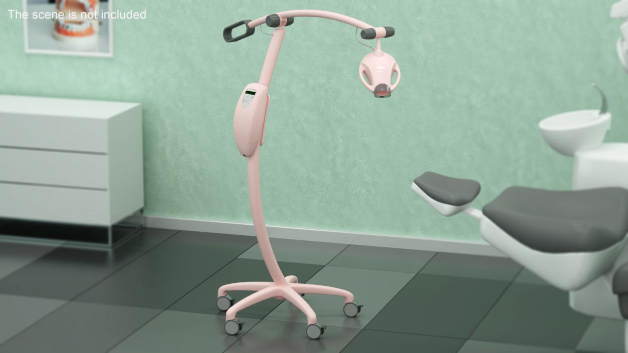 Dental Floor Lamp for Teeth Whitening 3D