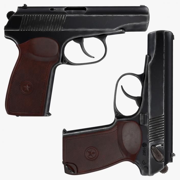 Makarov PM Pistol 3D