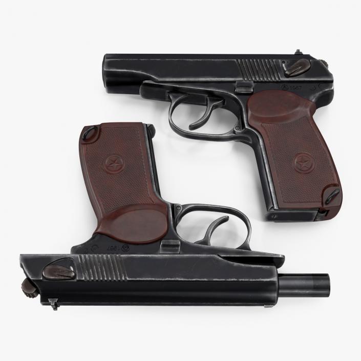 Makarov PM Pistol 3D