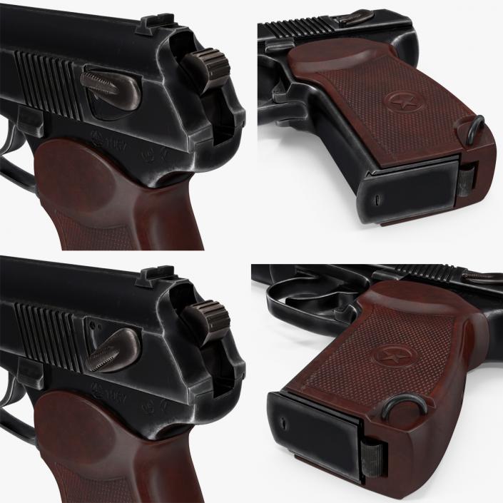 Makarov PM Pistol 3D