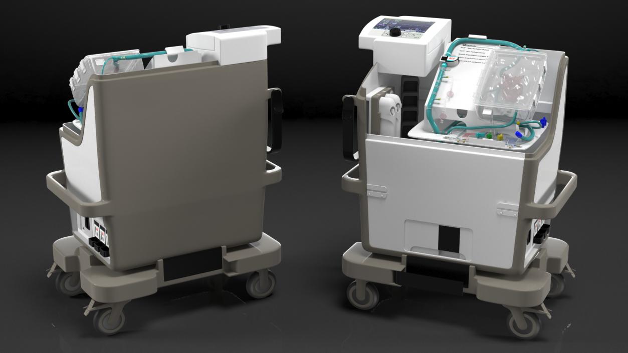 3D Organ Care System with Heart model