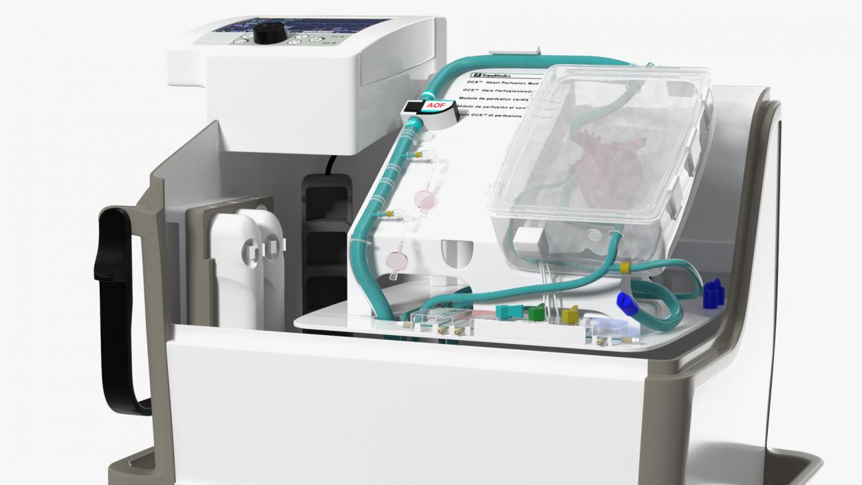 3D Organ Care System with Heart model