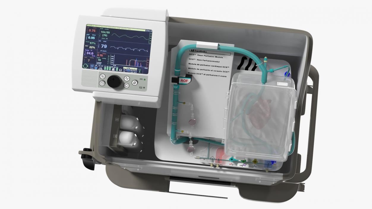 3D Organ Care System with Heart model