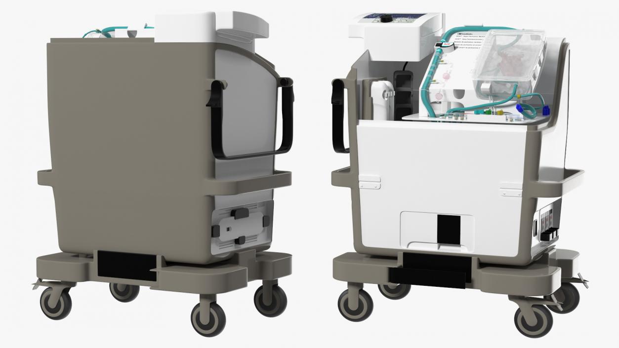 3D Organ Care System with Heart model