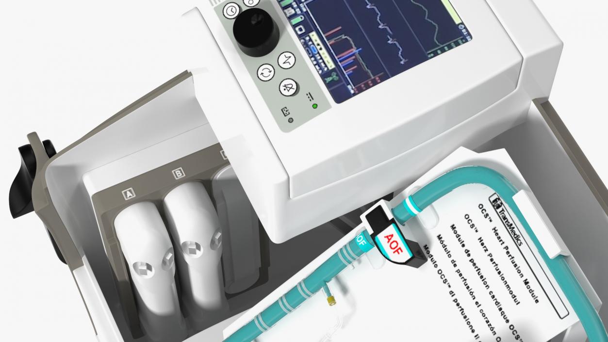 3D Organ Care System with Heart model