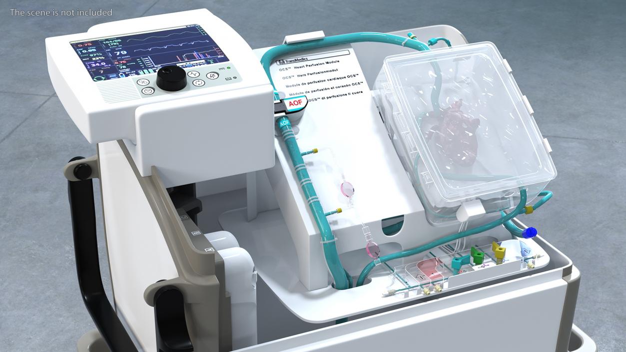 3D Organ Care System with Heart model