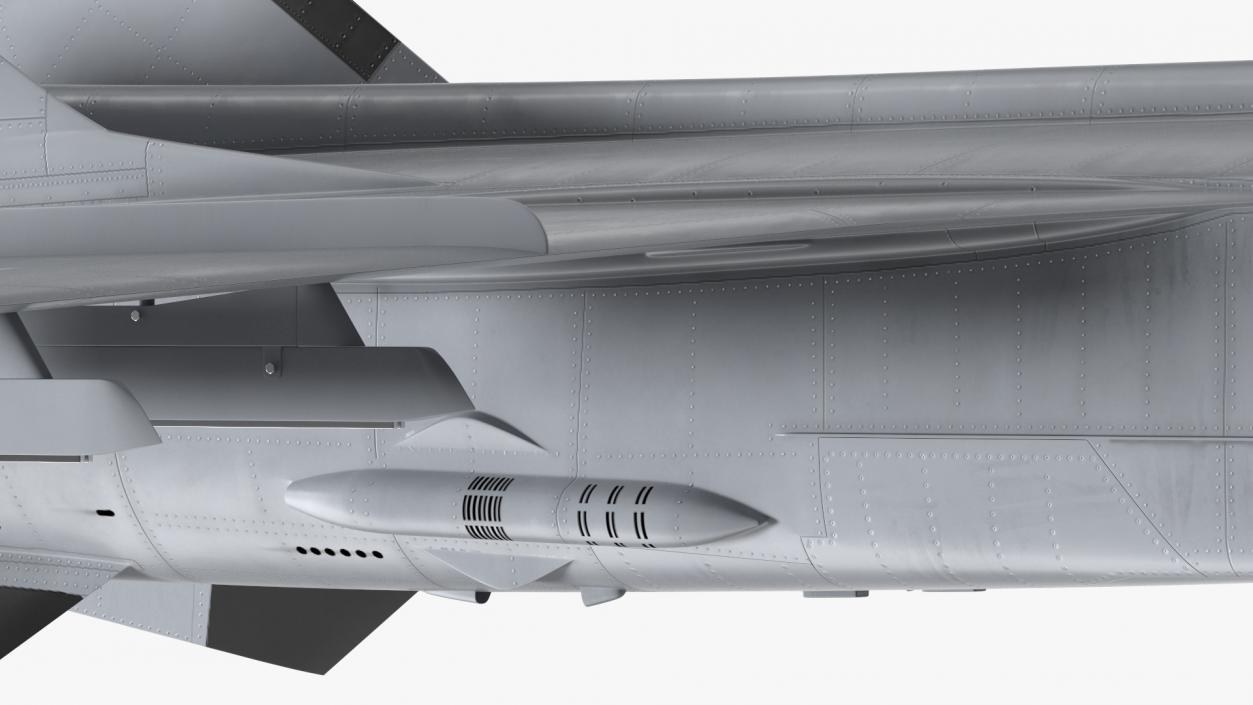 3D Mikoyan MiG-31 Supersonic Interceptor Aircraft Flight model