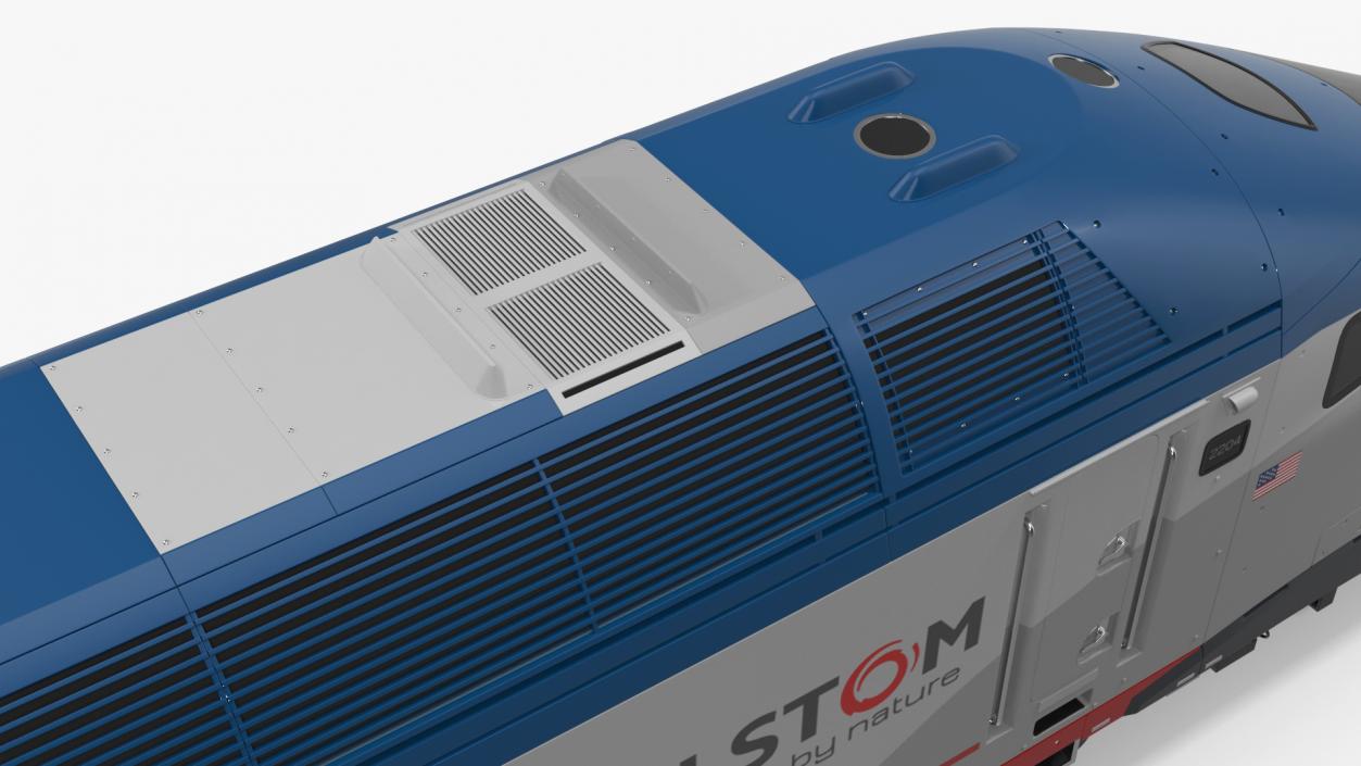 Amtrak Alstom Avelia Liberty Train 3D model