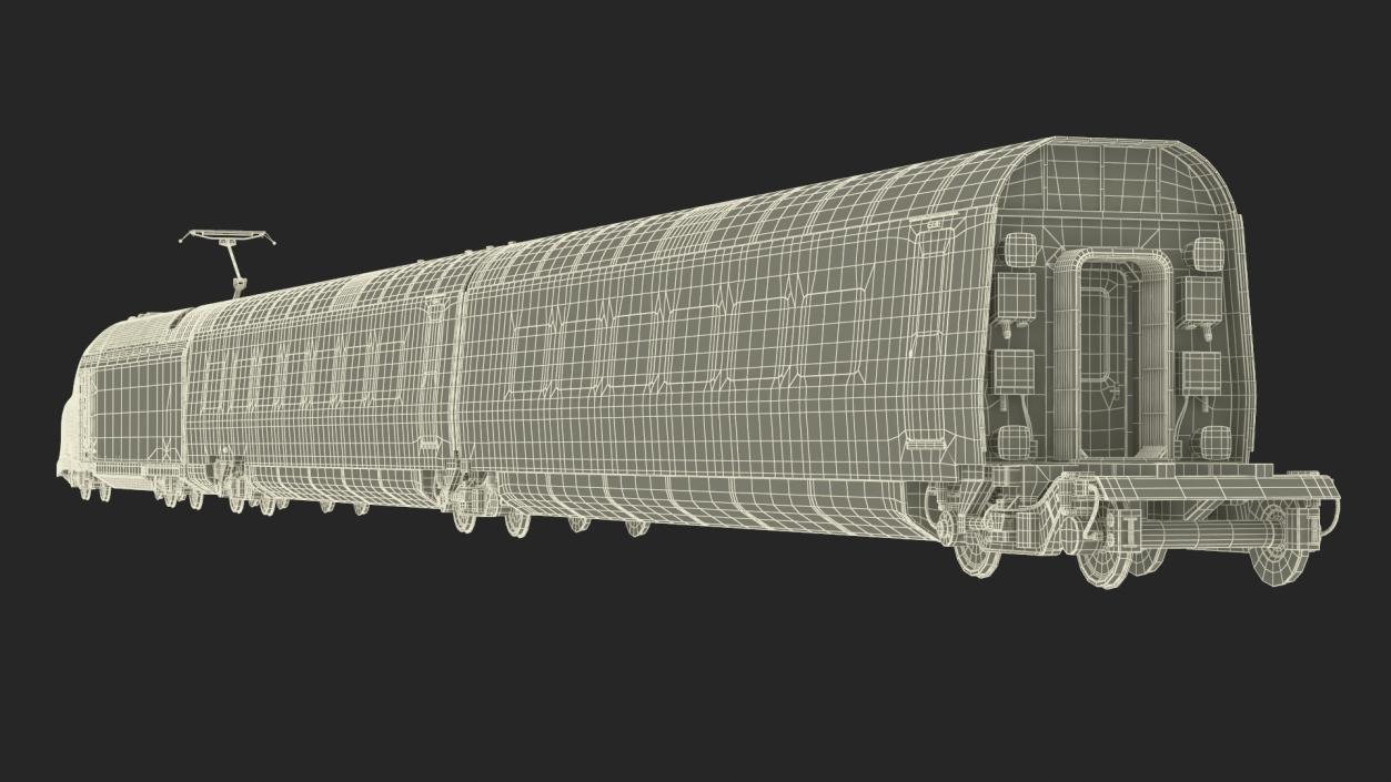 Amtrak Alstom Avelia Liberty Train 3D model