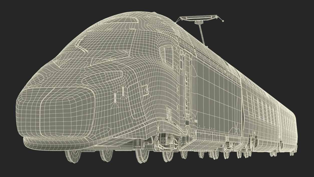 Amtrak Alstom Avelia Liberty Train 3D model