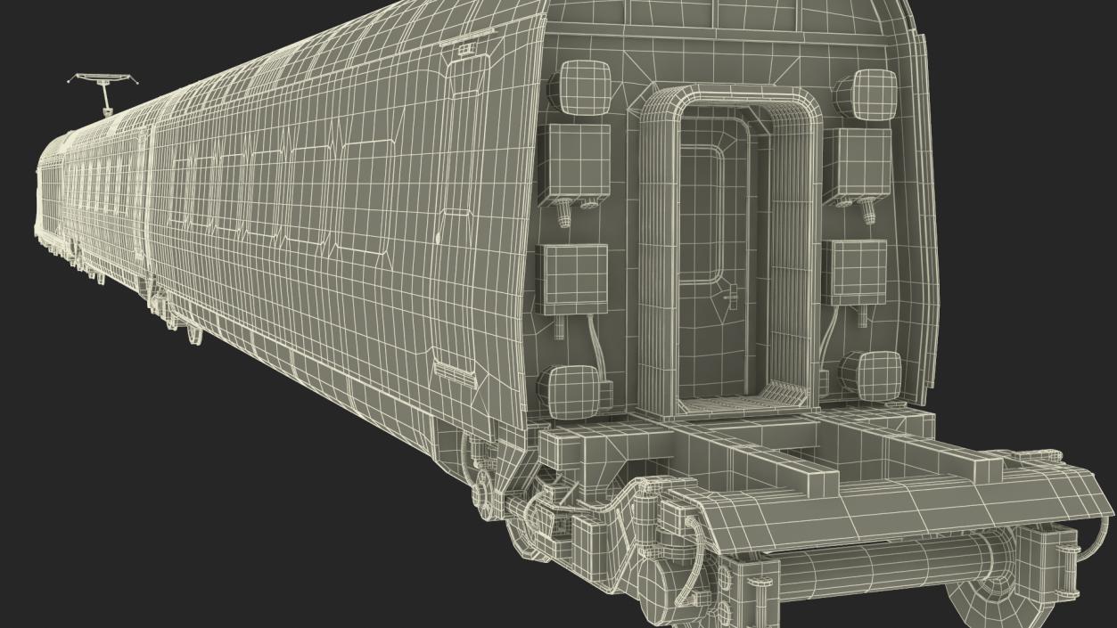 Amtrak Alstom Avelia Liberty Train 3D model