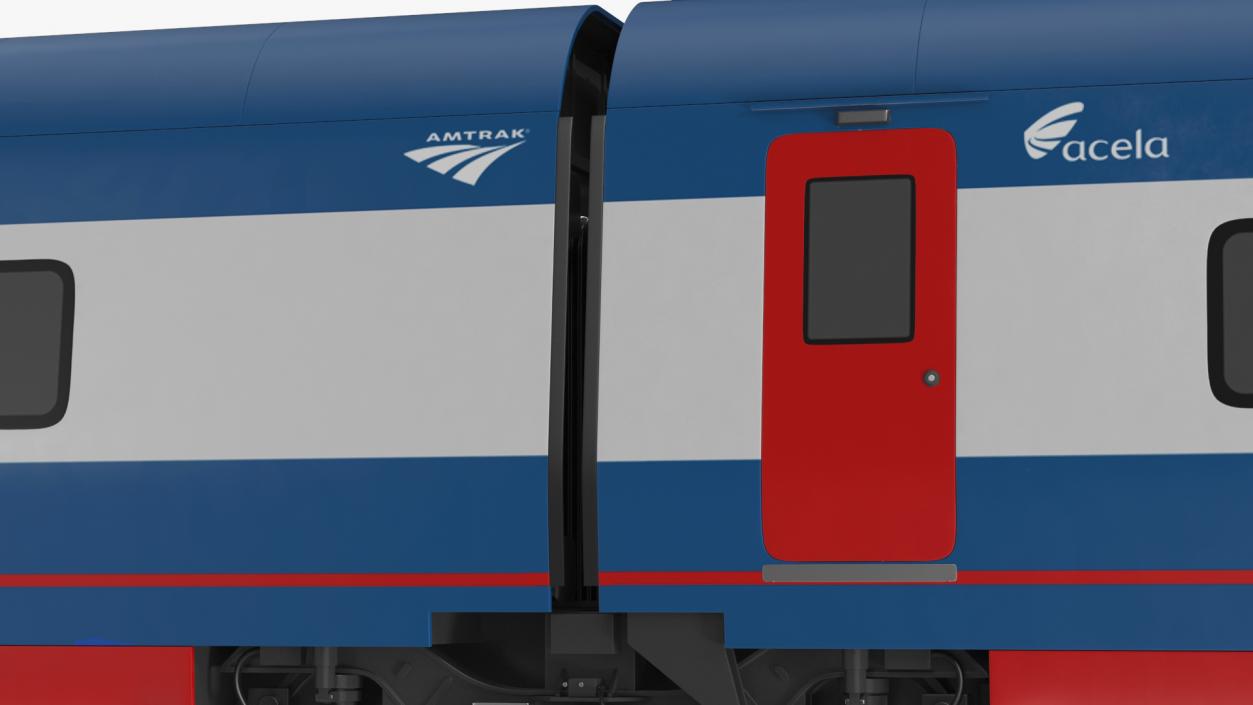 Amtrak Alstom Avelia Liberty Train 3D model