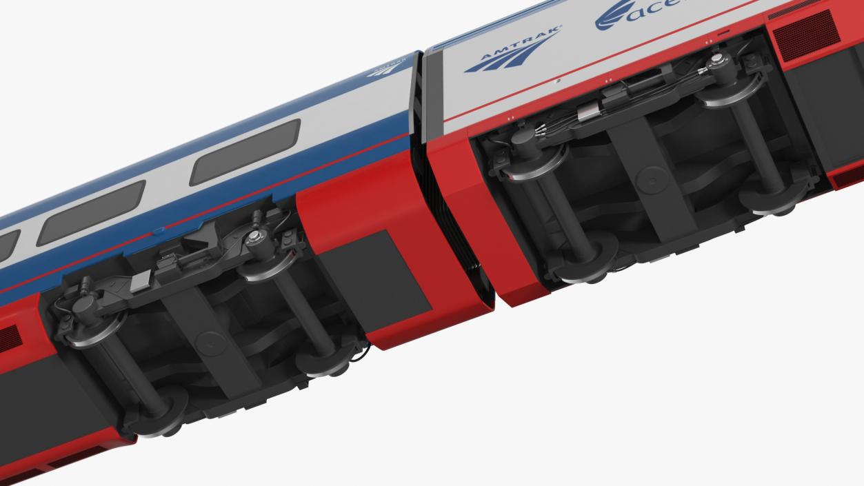 Amtrak Alstom Avelia Liberty Train 3D model