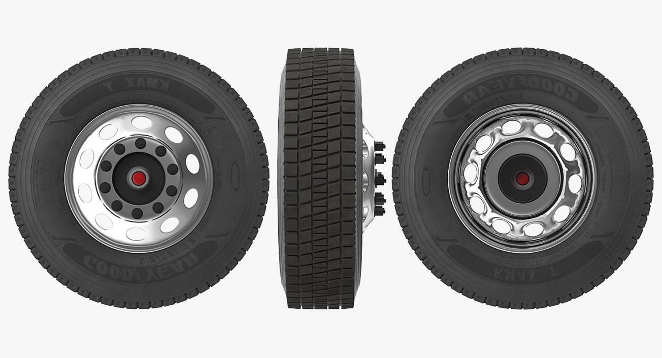 Truck Front Wheel 3D