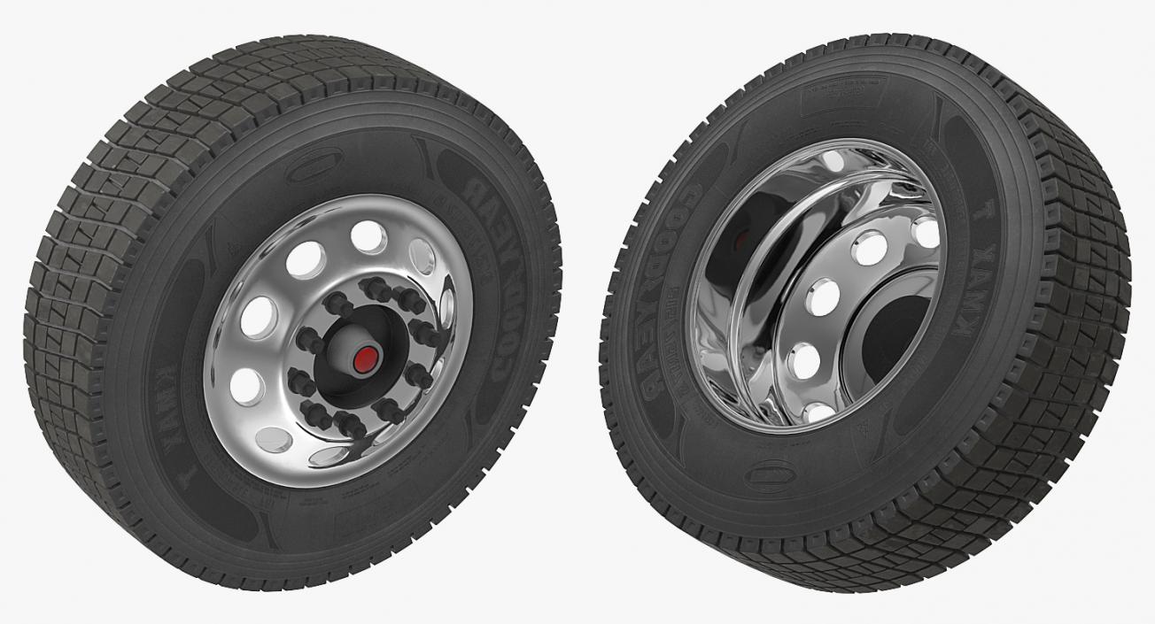 Truck Front Wheel 3D