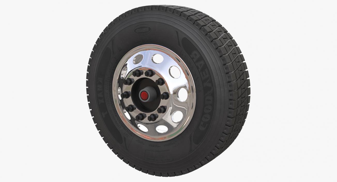 Truck Front Wheel 3D