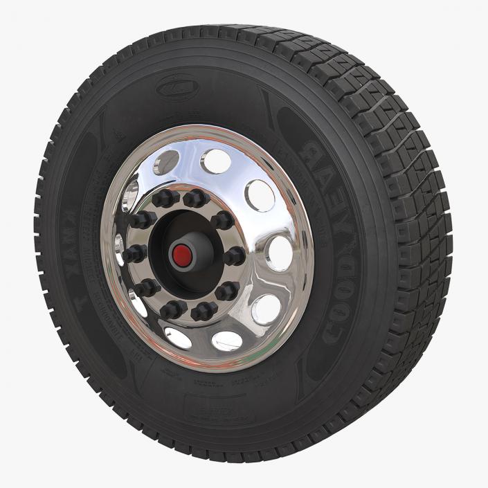 Truck Front Wheel 3D