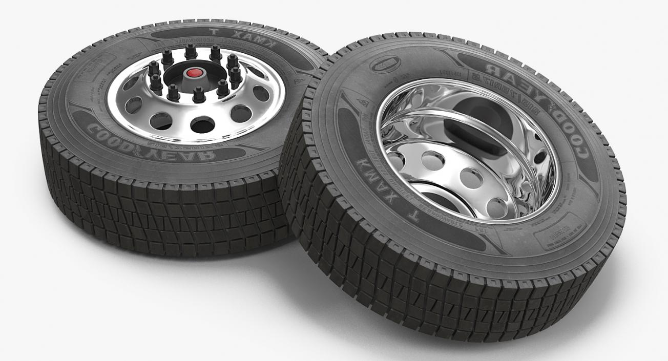 Truck Front Wheel 3D