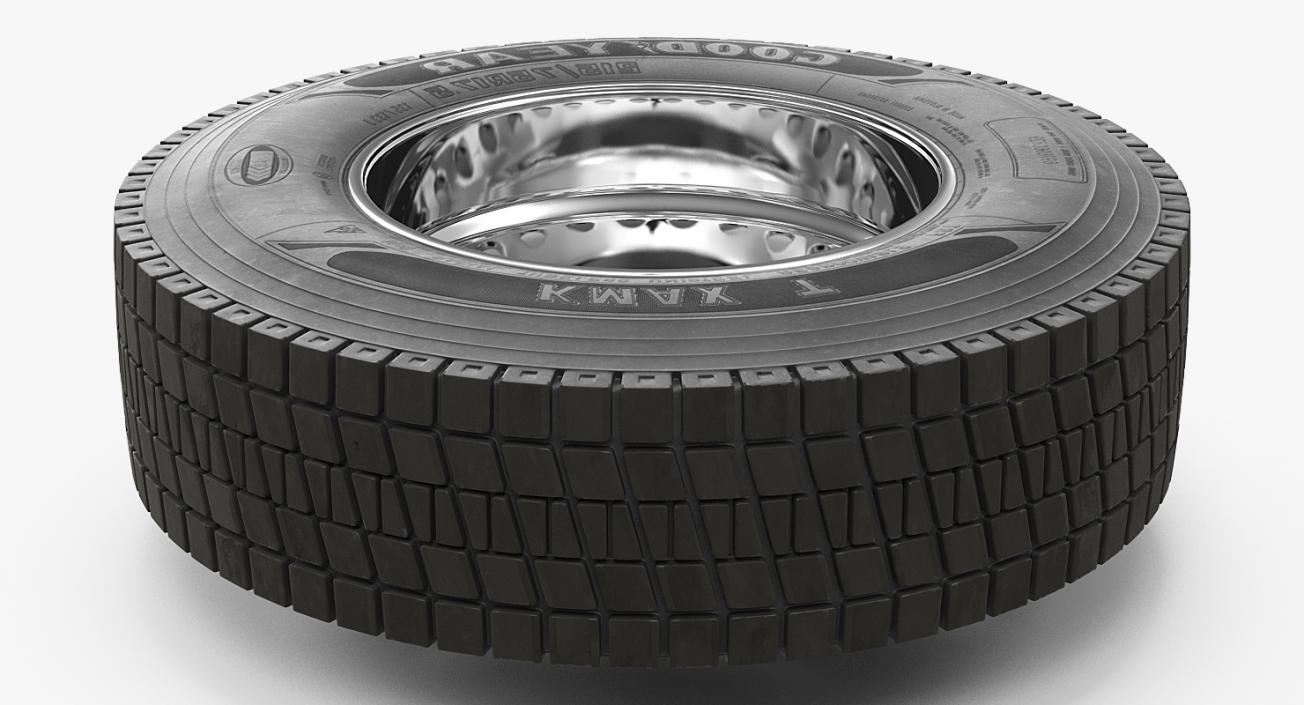 Truck Front Wheel 3D