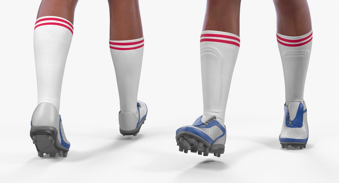 3D Soccer or Football Player Milan Rigged model