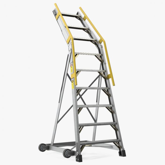 Aircraft Repair Ladder 9 Ft 3D