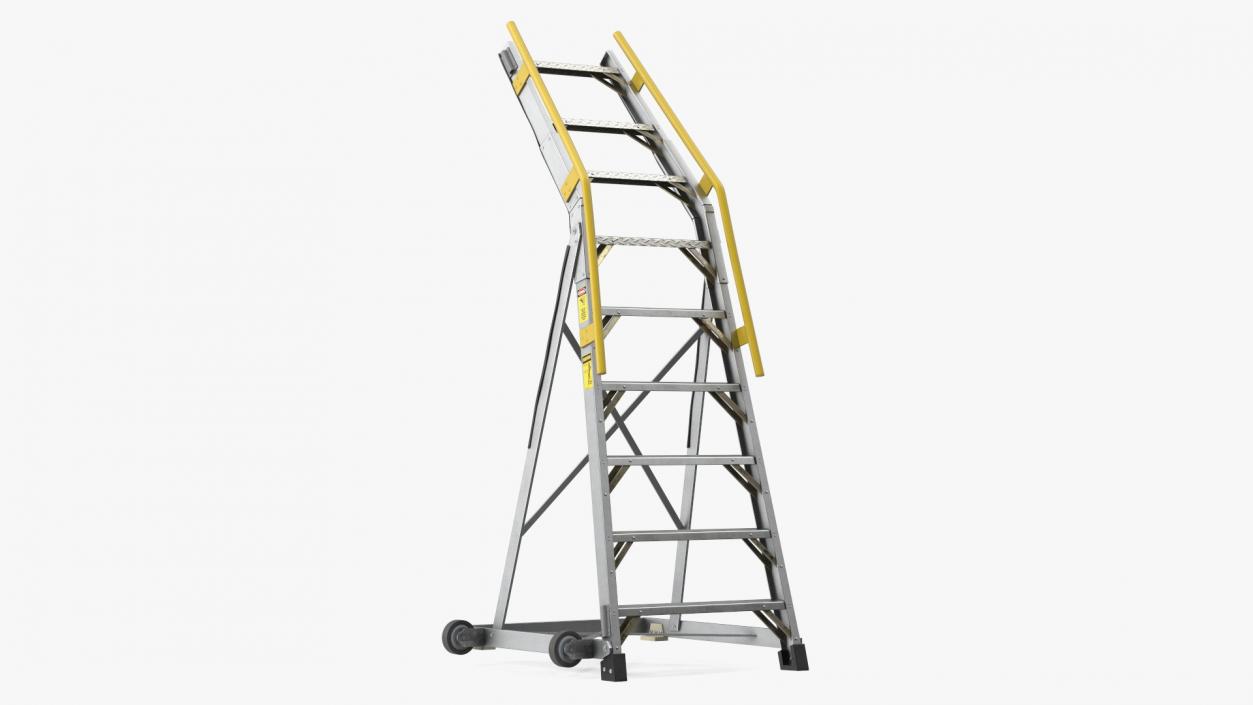 Aircraft Repair Ladder 9 Ft 3D