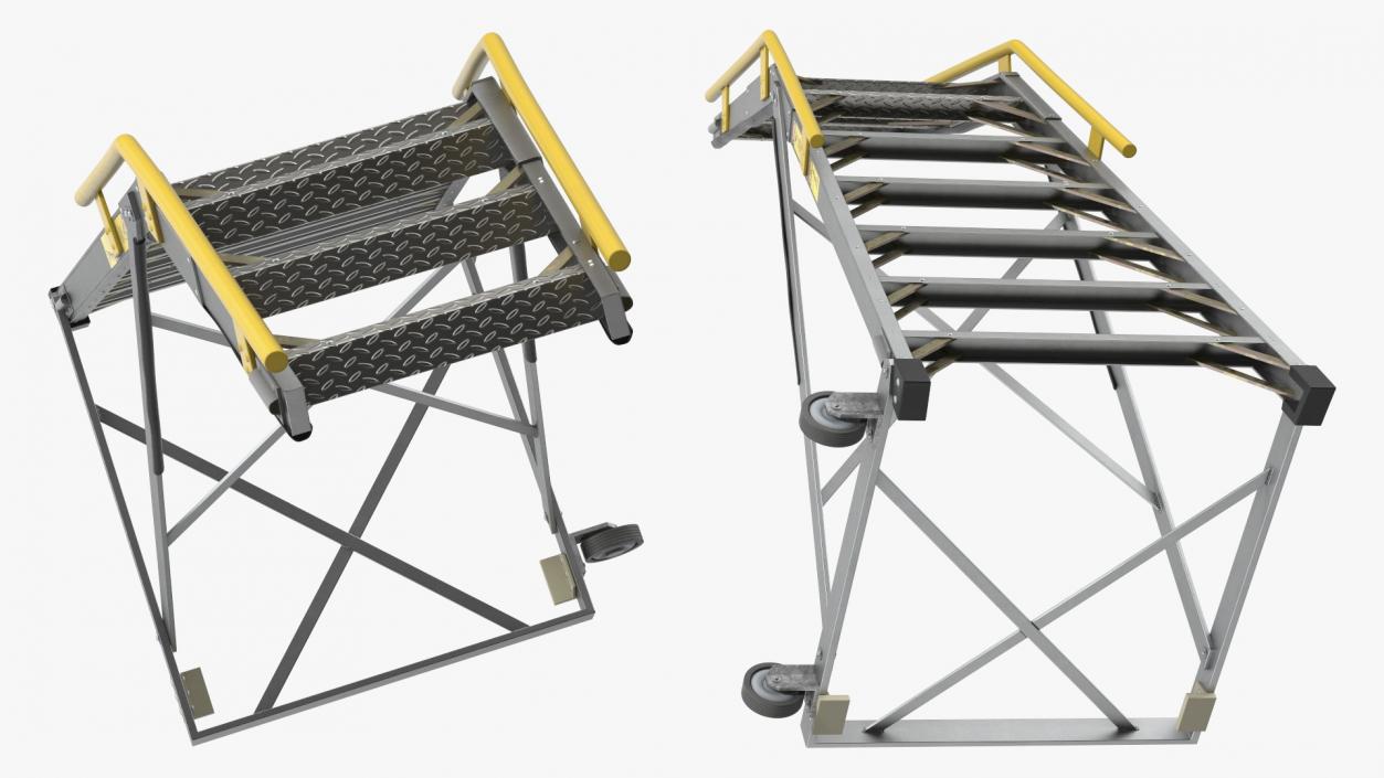 Aircraft Repair Ladder 9 Ft 3D