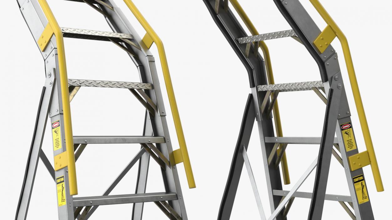 Aircraft Repair Ladder 9 Ft 3D