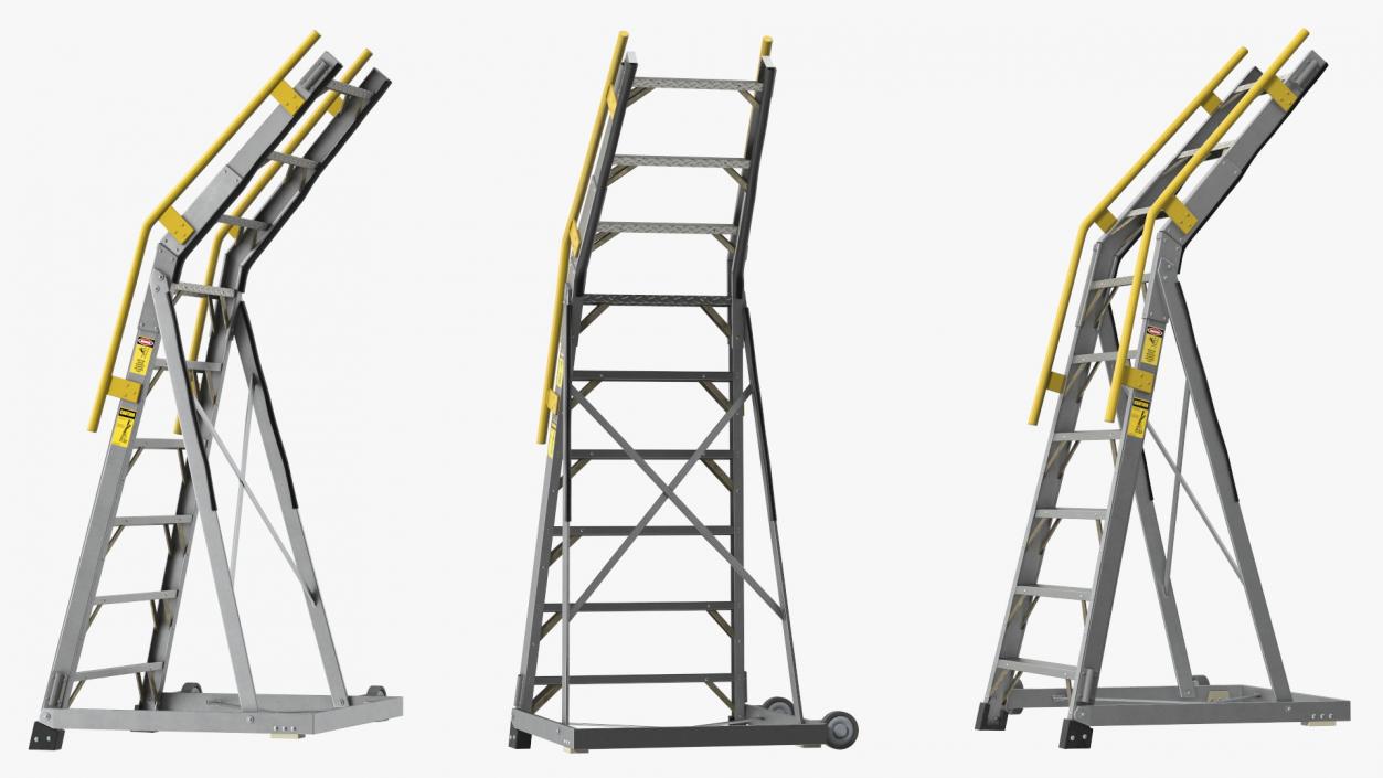 Aircraft Repair Ladder 9 Ft 3D