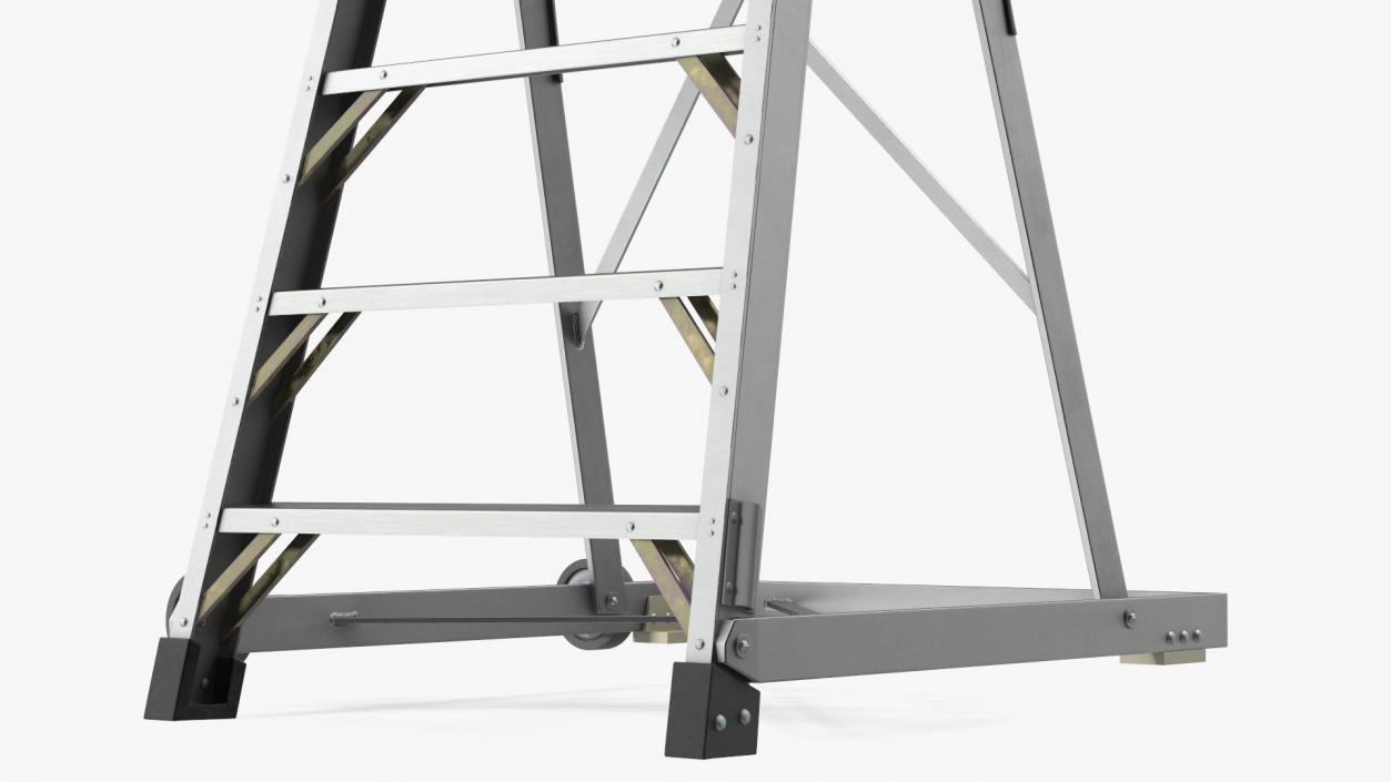 Aircraft Repair Ladder 9 Ft 3D