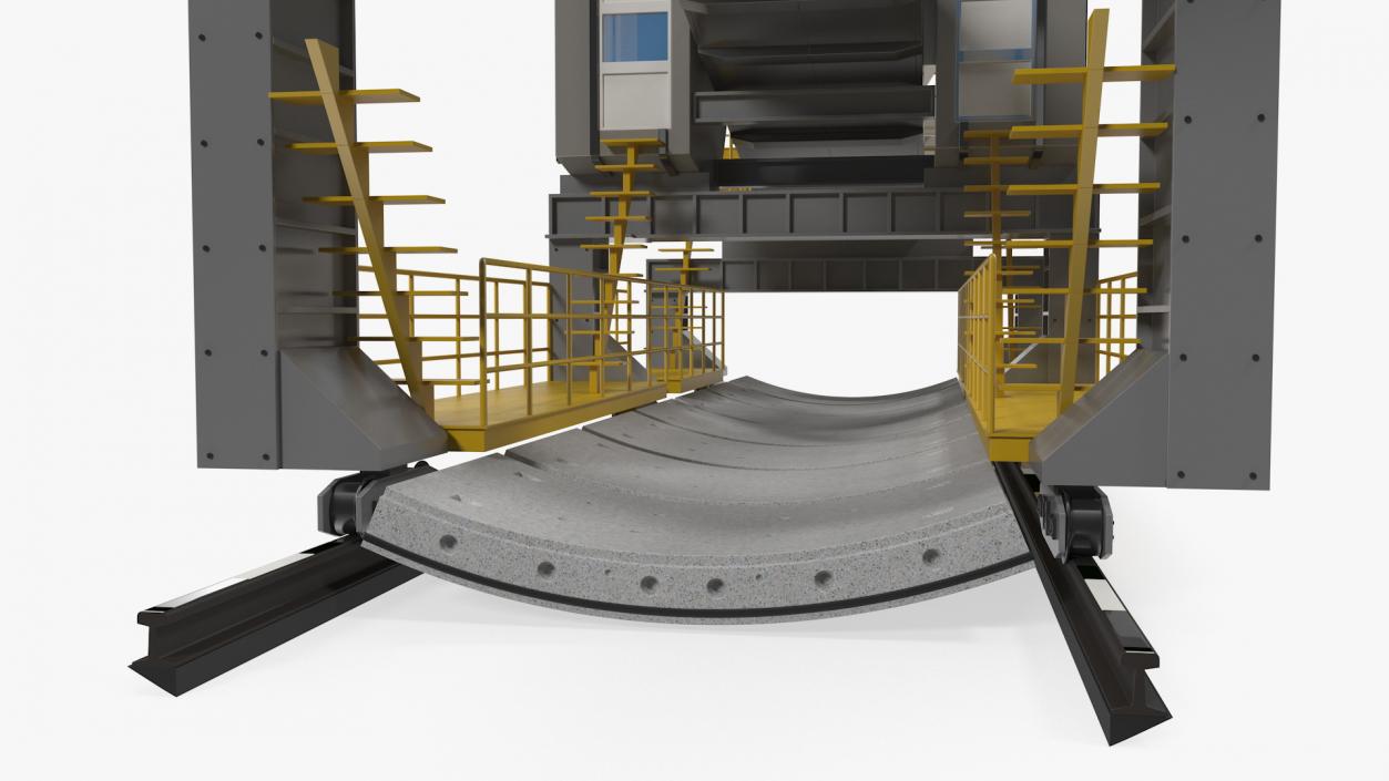 3D model Tunnel Belt Conveyor