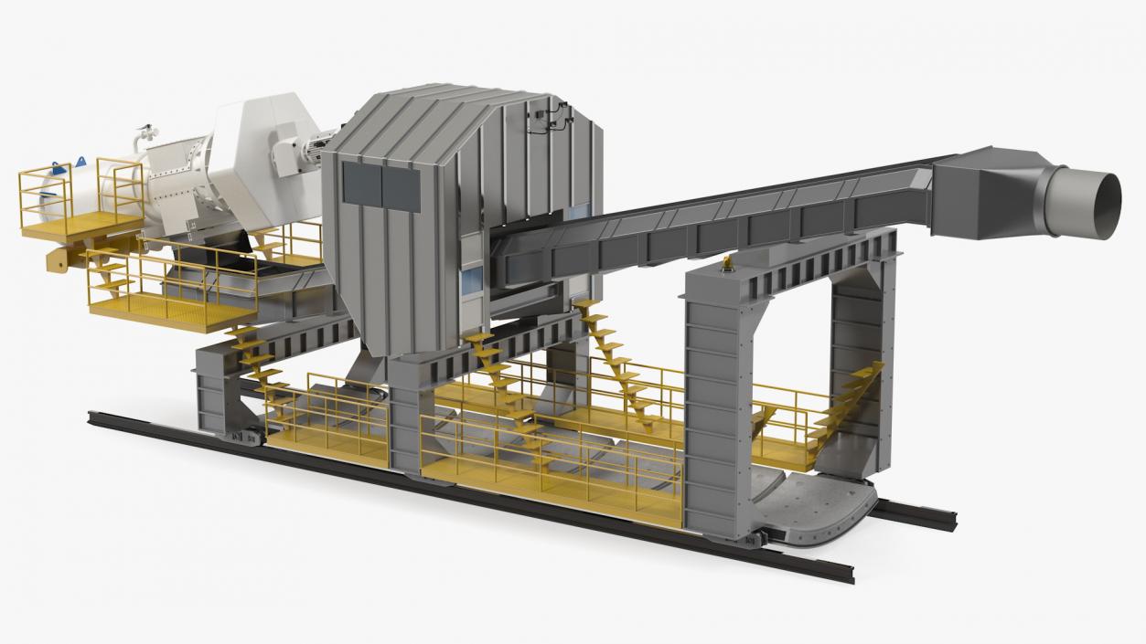 3D model Tunnel Belt Conveyor