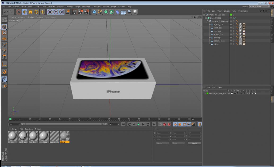 iPhone Xs Max Box 3D