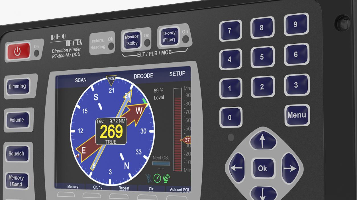 Rhotheta RT 500M SAR Direction Finder System 3D model