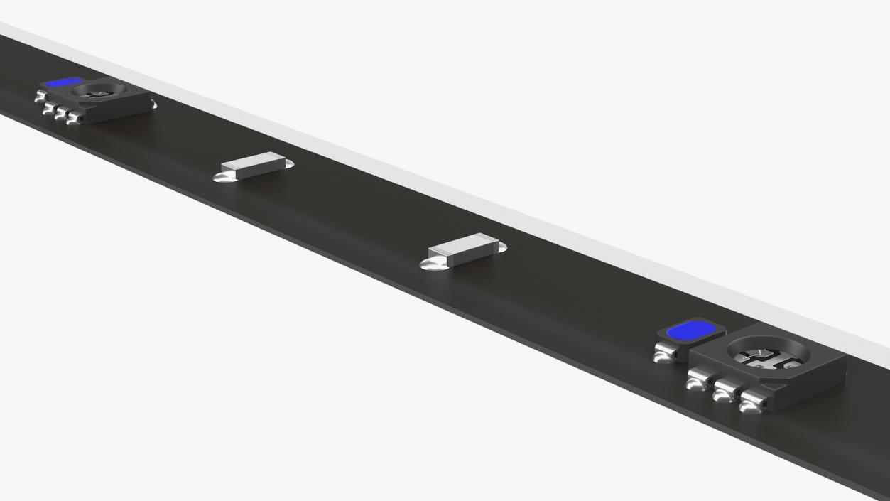 3D LED Strip Bar model