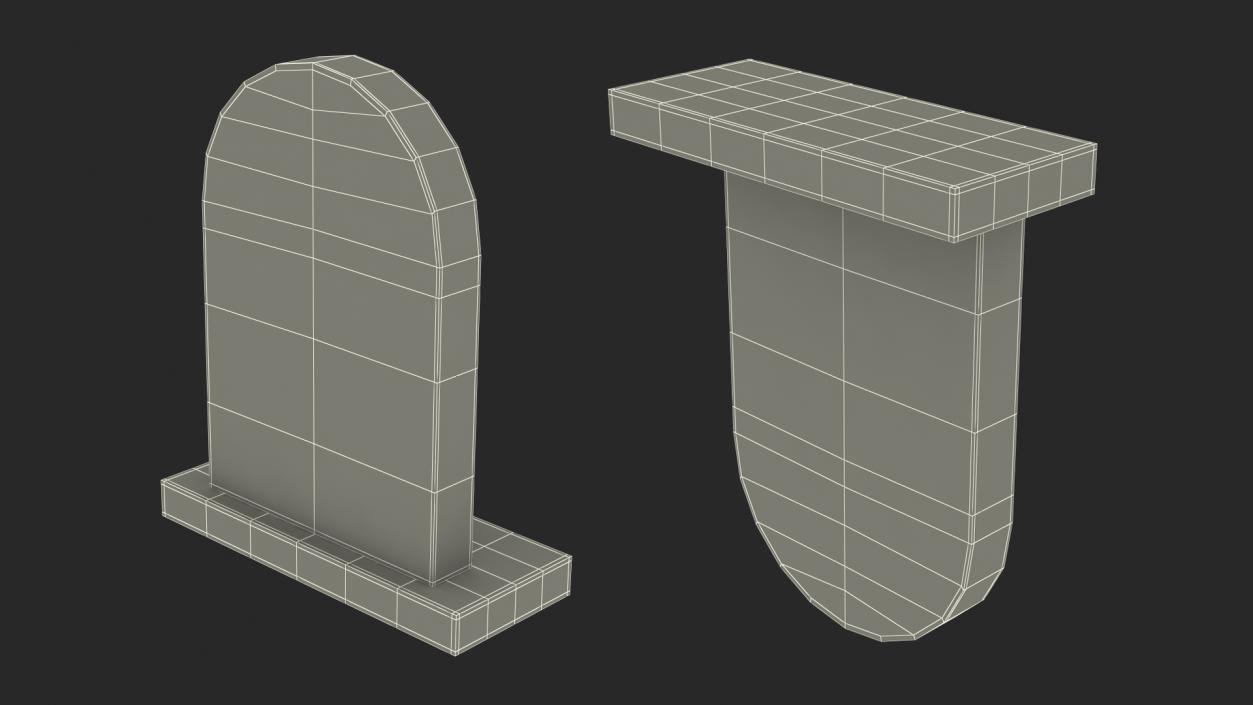 Marble Gravestone 3D