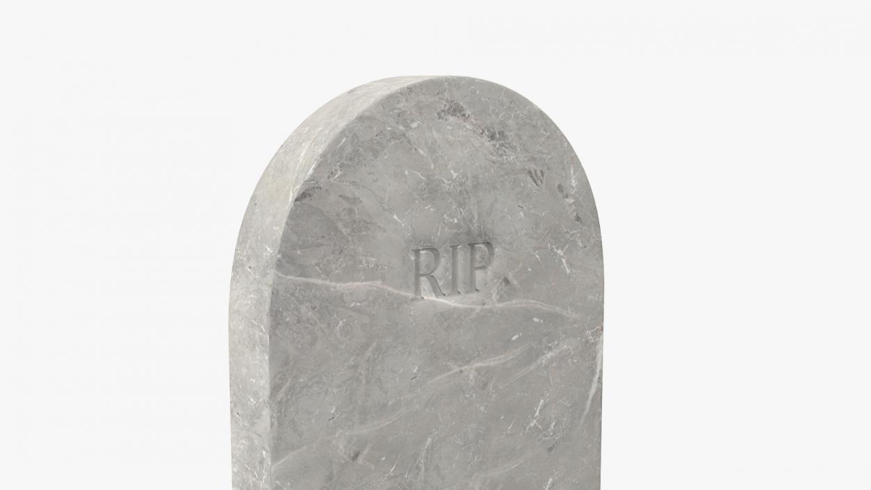 Marble Gravestone 3D